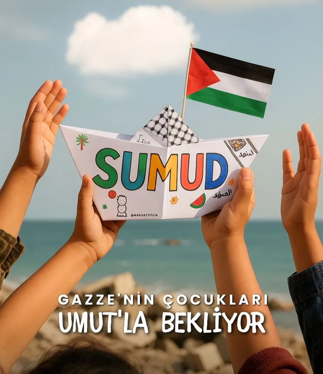 Gazze’deki çocukların gözlerinde bir ışık var
Global Sumut Filosu, onlar için yalnızca bir gemi değil özgürlüğün, umudun ve yarınlara olan inancın simgesi.
Ablukanın kalktığı, özgürce gülüp oynayabilecekleri bir gelecek.🇵🇸
#Gazze
#UmutYolculuğu #GlobalSumudFlotilla
#sumud