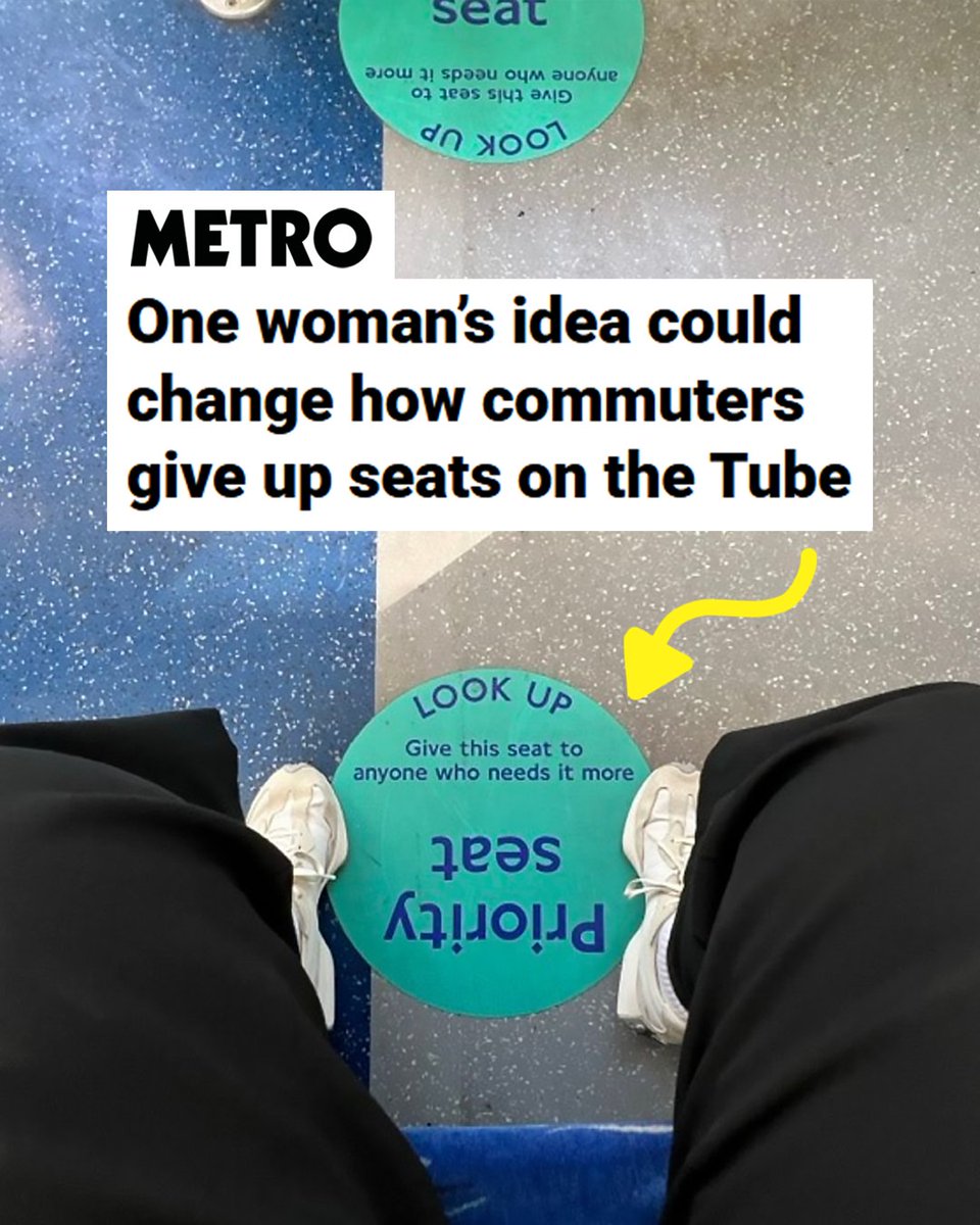 Travelling by tube can be tricky for disabled people. And negative attitudes from other passengers can make the problem worse.

@TFL are trialling a new approach to change this, getting more passengers to offer priority seats to those who need them most.
metro.co.uk/2025/09/16/pre…