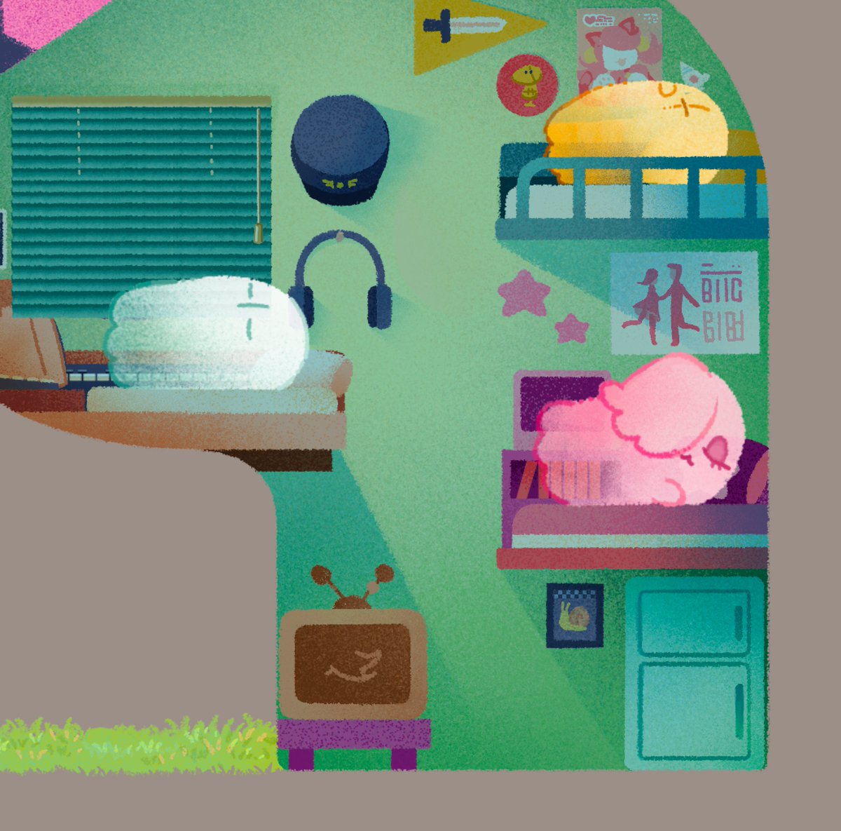 haihiirutteiina's tweet image. 三ヶ月前にはまさか逆立ちで寝るなんて想像もしてなかったな…😌