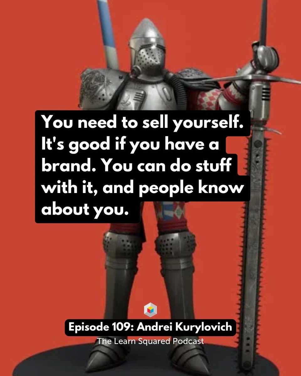 learnsquared's tweet image. I MAKE WHAT I LIKE! with Andrei Kurylovich | EP 109 - The Learn Squared Podcast at youtu.be/46Vk5ibz-kY
Also Available on Spotify, Apple & Youtube