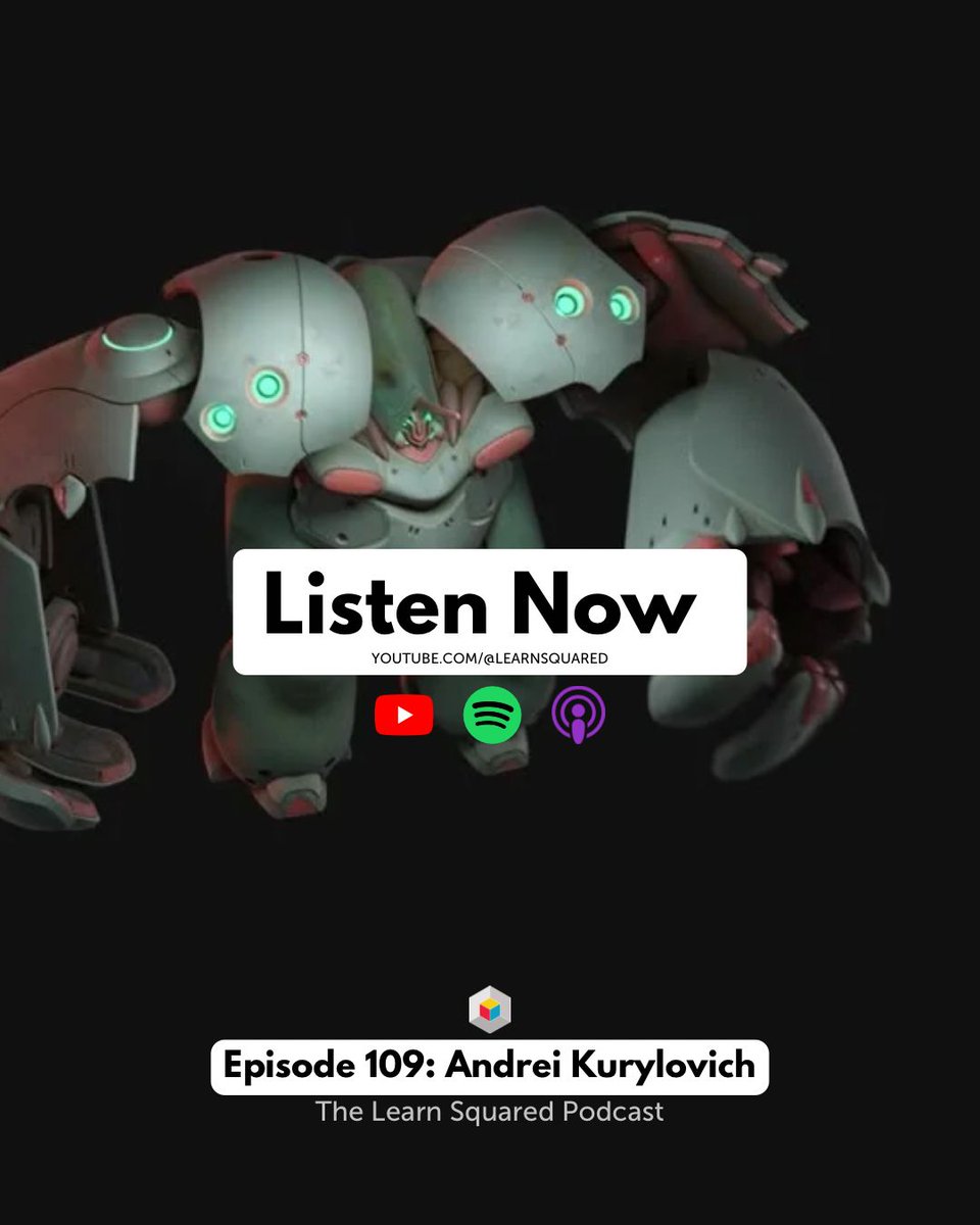 learnsquared's tweet image. I MAKE WHAT I LIKE! with Andrei Kurylovich | EP 109 - The Learn Squared Podcast at youtu.be/46Vk5ibz-kY
Also Available on Spotify, Apple & Youtube