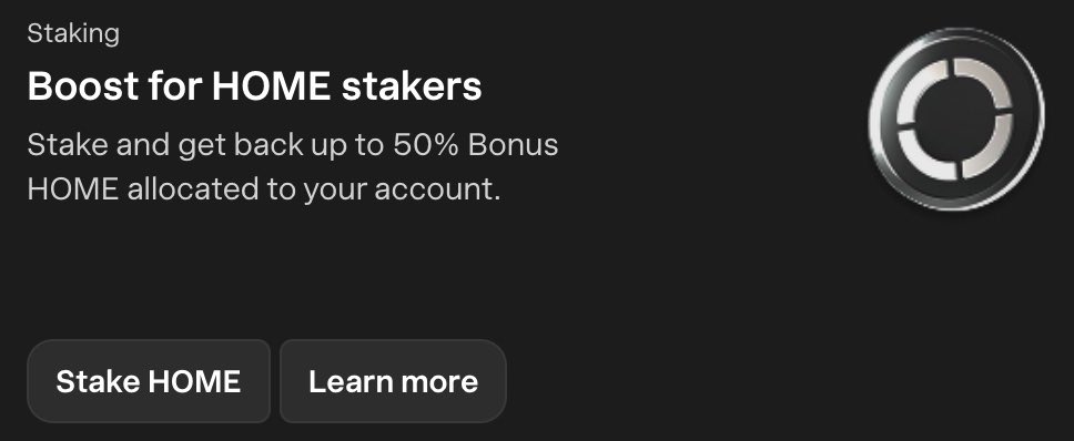 $home sweet home, @defidotapp is looking like the latest cook ngl 

remember it’s not too late to make swaps on their dex, and try out their smooth perps trading platform

stake some $home also to get a 50% staking boost in your $home airdrop allocation

sign up here if you