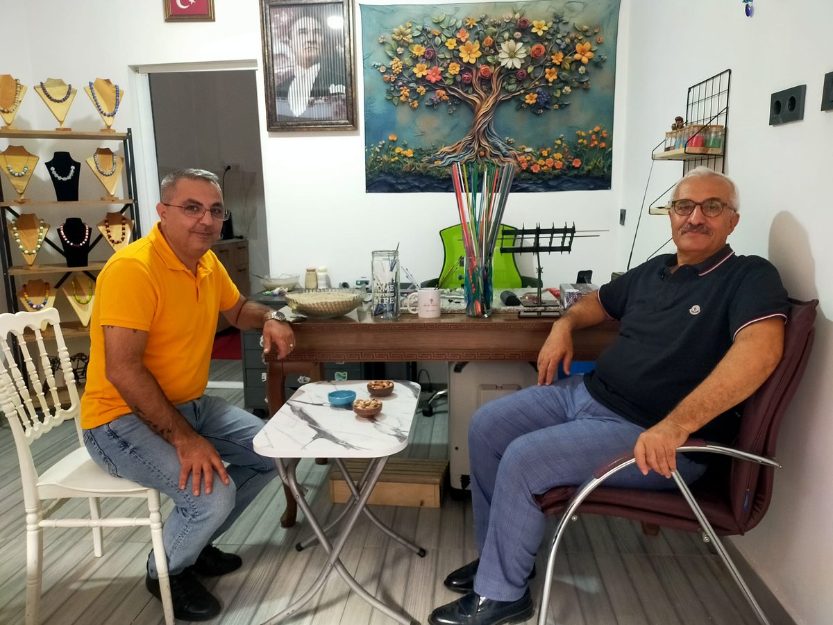 Gebze Kaymakamımız Değerli Büyüğüm Sayın Mehmet Ali ÖZYİĞİT'e Atölyemize yapmış olduğu ziyaret için teşekkür ediyorum.