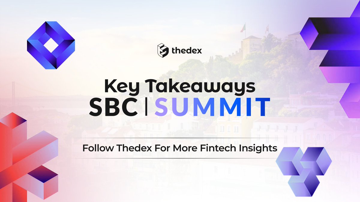 thedexcloud's tweet image. ✈ Thedex is back from SBC Summit Lisbon! Here are our key takeaways:

💳 Payments are strategy now
No longer just “back-office” — choice, convenience, and reliability drive growth.

🤖 AI everywhere
From personalization to fraud prevention — the early adopters will win.

🌍 New…