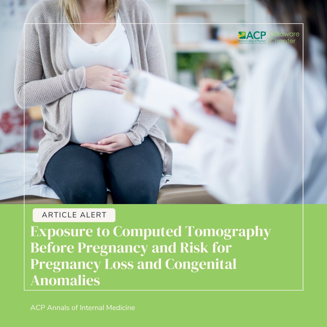 Animal studies show ovarian follicle damage and mutagenesis after ionizing radiation exposure. Computed tomography (CT) imaging is commonly done outside pregnancy, but risks to future pregnancy are unknown.

To learn more, visit: bit.ly/3IcXzJG