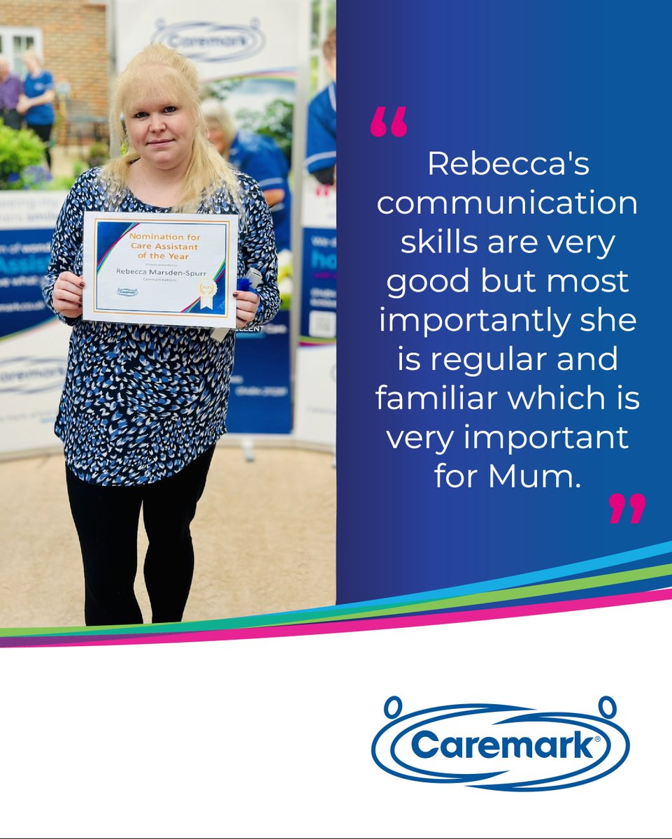 Rebecca Marsden-Spurr #awards #winners #carers #recruitment #jobs #careers #homecare #kirklees