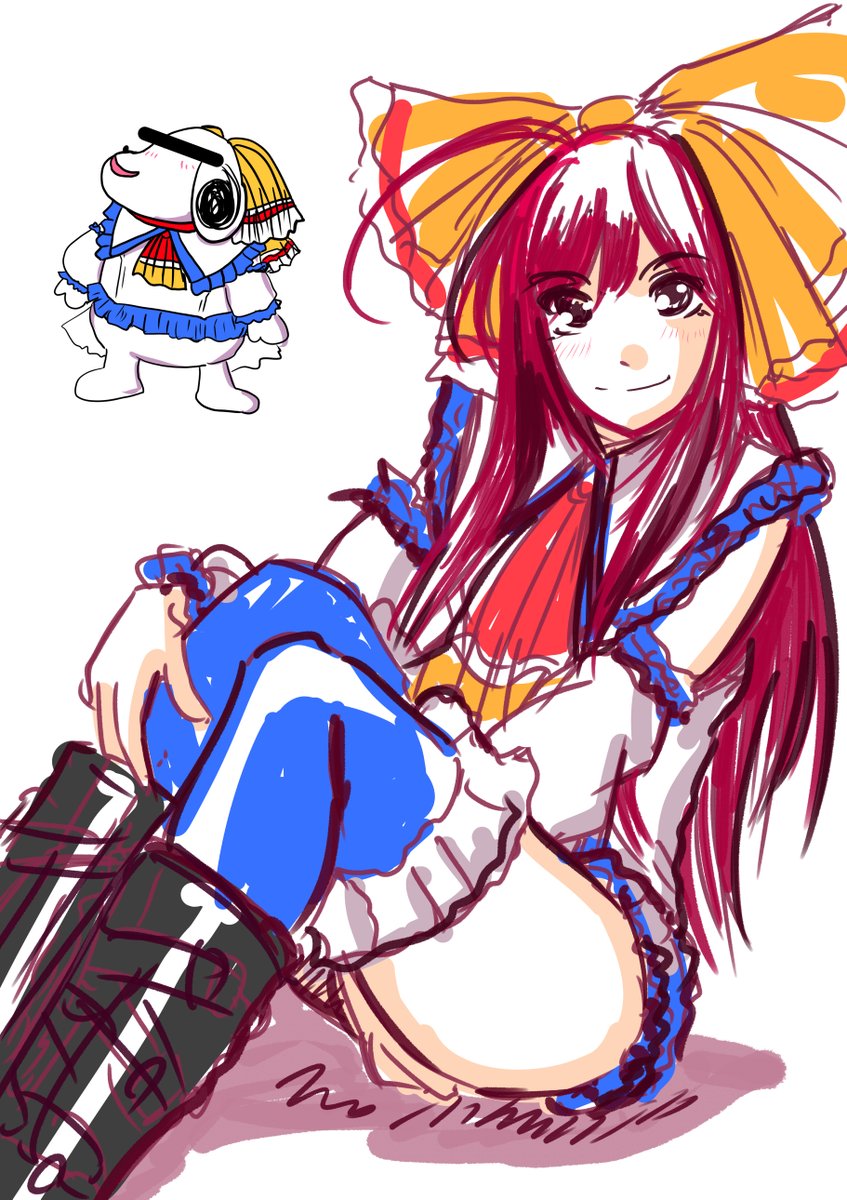 #このタグを見た人は自分の絵の太ももをのせる 
ftmm強調の絵ってあんまりないよなぁ・・・・ 