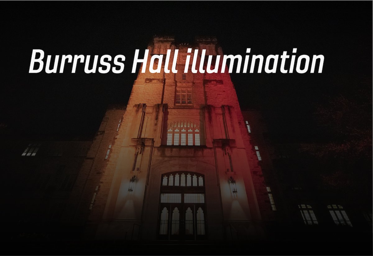 Burruss Hall will be illuminated orange and maroon in recognition of #VirginiaTech’s Homecoming Weekend and Ring Premiere 🧡

The lighting will be visible beginning at twilight on Sept. 29 - Oct. 4 ➡️ brnw.ch/21wW3nv