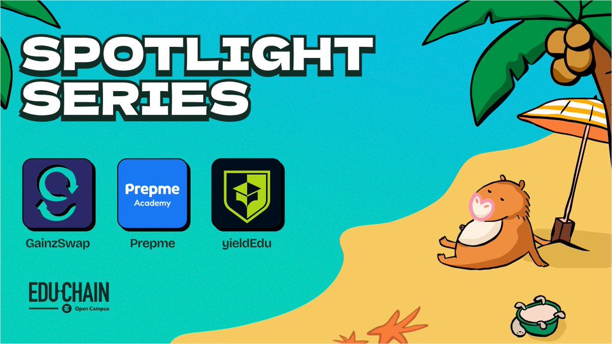 More ways to earn Yuzu on EDU Chain ☀️

From OC-I Cohort 1 and 2, say hello to <a href="/GainzSwap/">GainzSwap</a>, <a href="/prepmeacademy/">Prepme</a>, and <a href="/yield_edu/">YieldEDU</a> with their Season 3 reward guides now live.

Build, learn and earn Yuzu 🧵⤵️