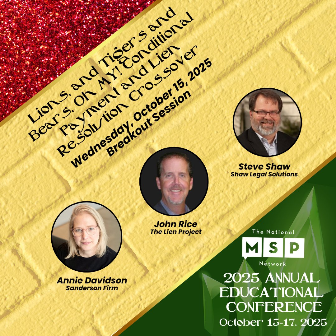 NationalMSPN's tweet photo. This session will provide an overview of common types of liens encountered in personal injury and WC settlements. Experts will break down legal foundations, practical challenges, and resolution strategies for each lien type to maximize settlement outcomes. https://t.co/eAVQPgXlI5 https://t.co/0PMBj2eqwk