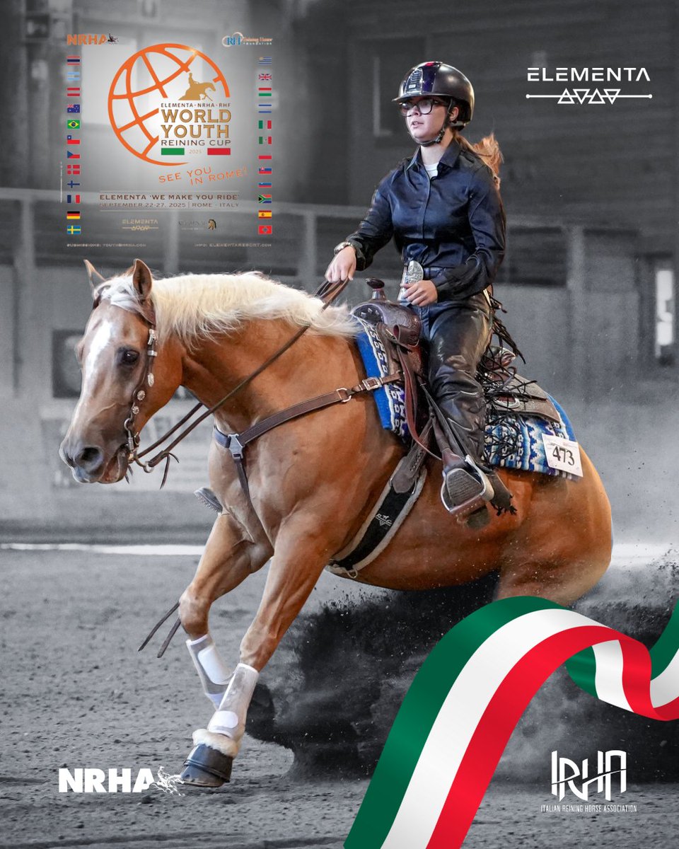irhareining's tweet image. Presidente #EleuterioArcese e #consiglio #IRHA augurano alla nostra rappresentante per l'Italia, #IsabellaRighi, un grandissimo in bocca al lupo per la #YouthWorldCup 2025!

#NrhaYouthWorldCup
👇👇👇
irha.it/it/news/nrha-y…

#ReiningFuturity #ItalianReining #IrhaReining
