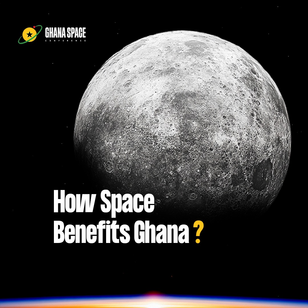 Why Space? 

Ghana’s Space Policy shows how space tech drives climate action, food security &amp; national growth. 

 Join the conversation at #GSC2025, 6–8 Oct 2025

👉 Register: ghanaspaceconference.org/registration/

#spacetechnology