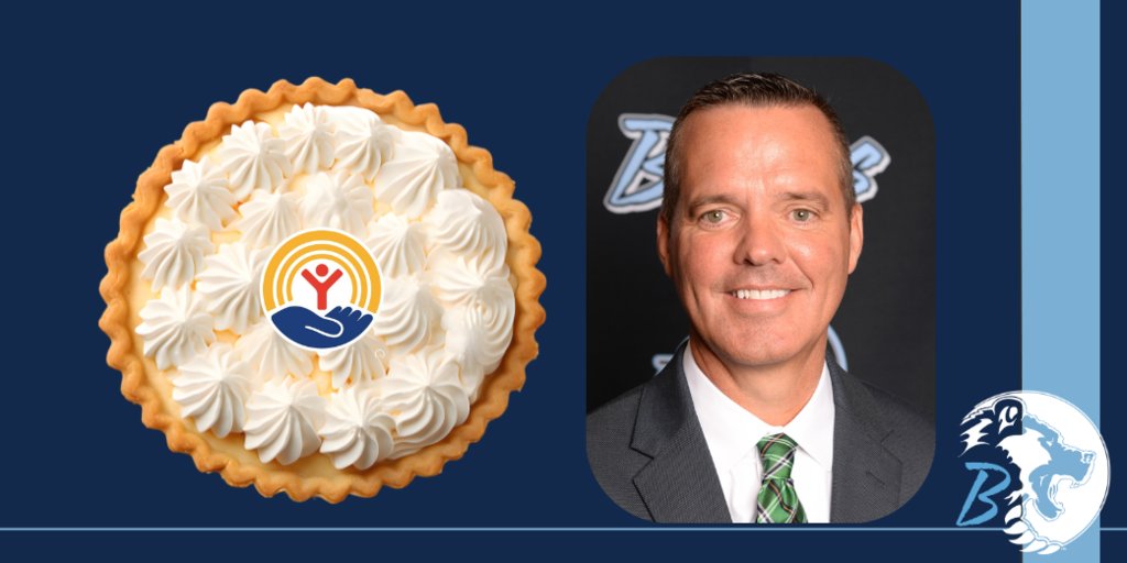 Supt McCauley is stepping up for Bartlesville Regional United Way! Every $1 equals one vote, and the person with the most votes AND the person with the least votes will both get a pie in the face. Support BRUW and cast your votes today:  secure.qgiv.com/for/kickoffwee…