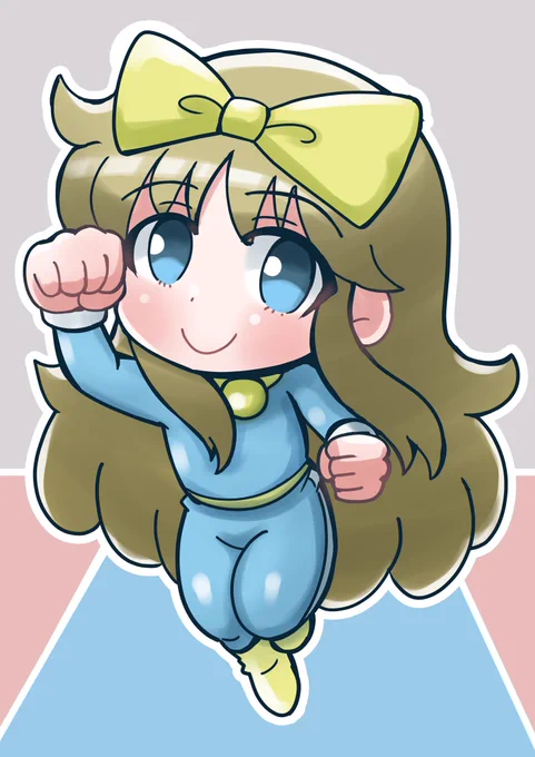 アレックスキッドからステラちゃん描きました( ੭˙ᗜ˙)੭ #セガ #レトロゲーム