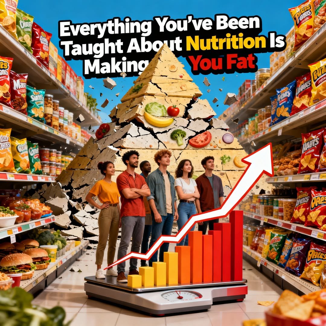 frankwinsights's tweet image. Everything you&apos;ve been taught about nutrition is making you fat.

The food pyramid is made up with no relevance to how the body works and processes food.

The demonization of fat came from a guy named Ansel Keys in the 1950s with his 7 Countries Study.  I could bore you with the…