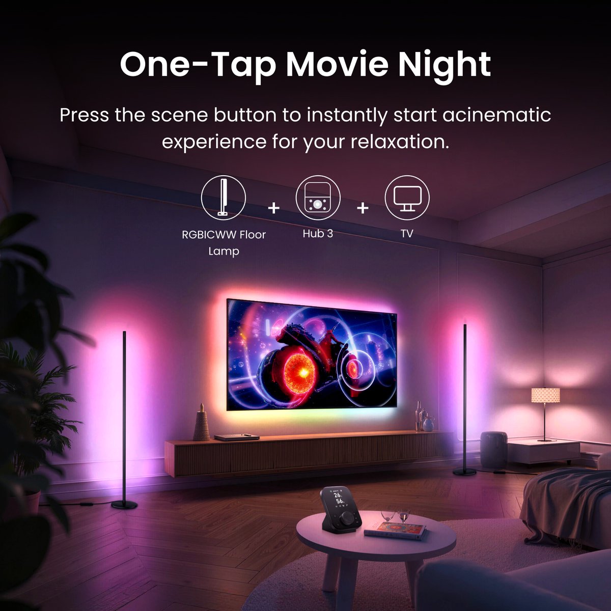 SwitchBot's tweet image. Bring the vibe to life with SwitchBot RGBIC Floor Lamp 🌈
🎶 Music Sync
💡 Smart Scenes
🗣 Voice &amp;amp; App Control
Endless moods with just one tap.

Get yours now 👉 geni.us/HA9uJ8k
#SmartHome #RGBIC #SmartLighting #HomeDecor #VoiceControl #SwitchBot #MusicSync
