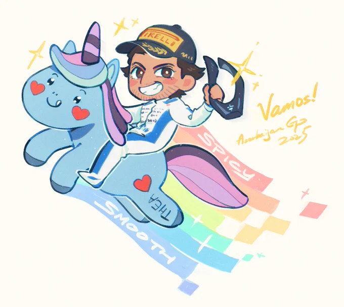 Unicorn power! #f1fanart