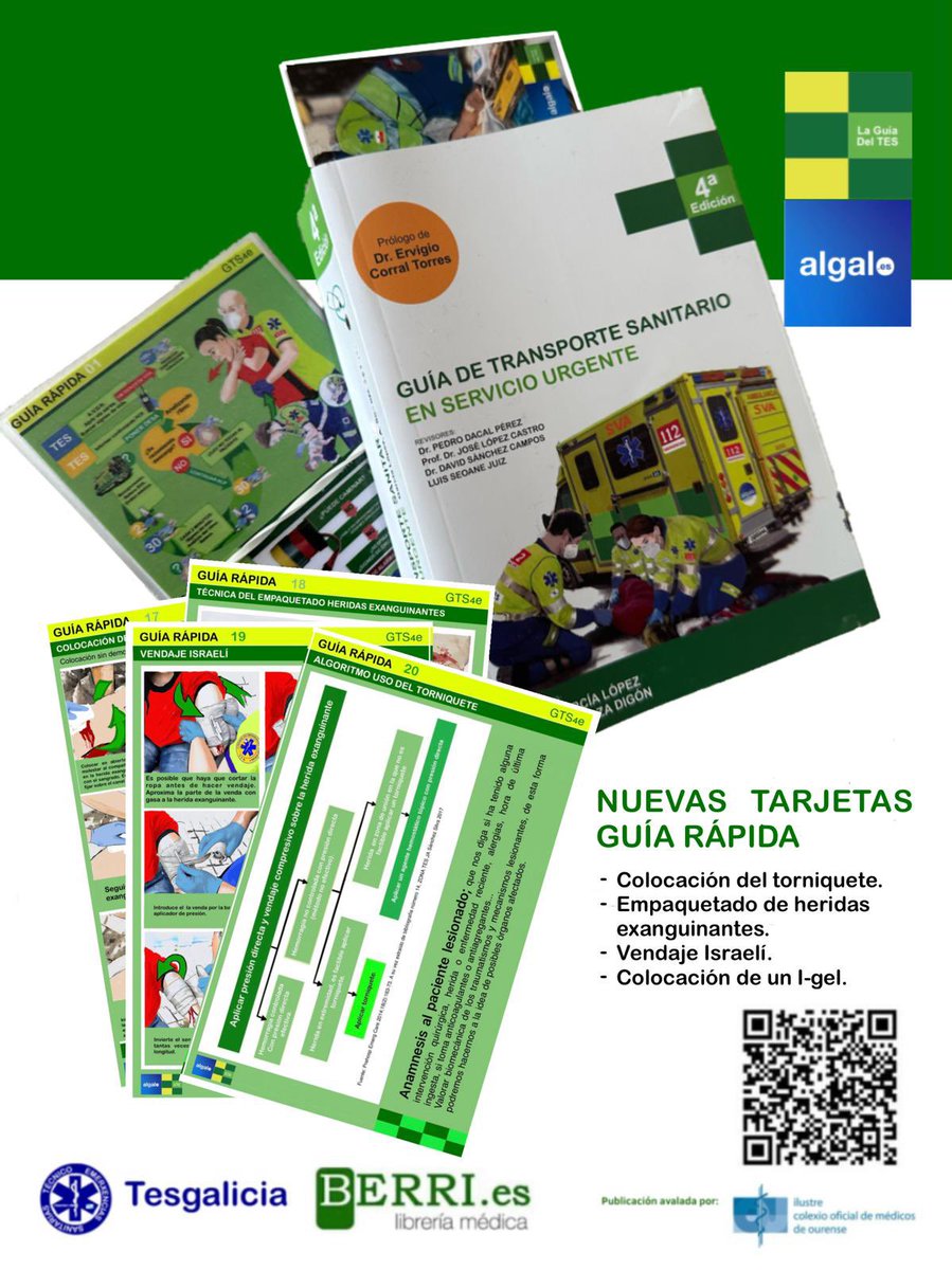 Atención #TES y estudiantes de FP en #EmergenciasSanitarias: este libro reúne todo lo que necesitas para dominar lo esencial de tu profesión. 
Si eres TES está esta es tu Guía!
