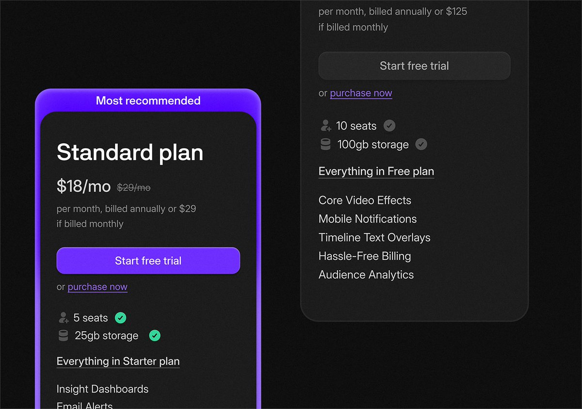 uiuxjatin's tweet photo. Pricing page design (details) https://t.co/LkpeoiojLV