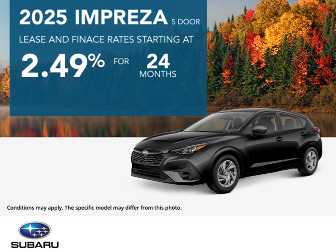 Fox_Subaru's tweet photo. The 2025 Subaru Impreza is built for Fredericton life with confidence and comfort.  

Explore current offers and find your fit with standard Subaru safety.  

Book a test drive or start your deal online today.  
Learn more: https://t.co/oBFGEuSt46 https://t.co/1XOWoINNqQ