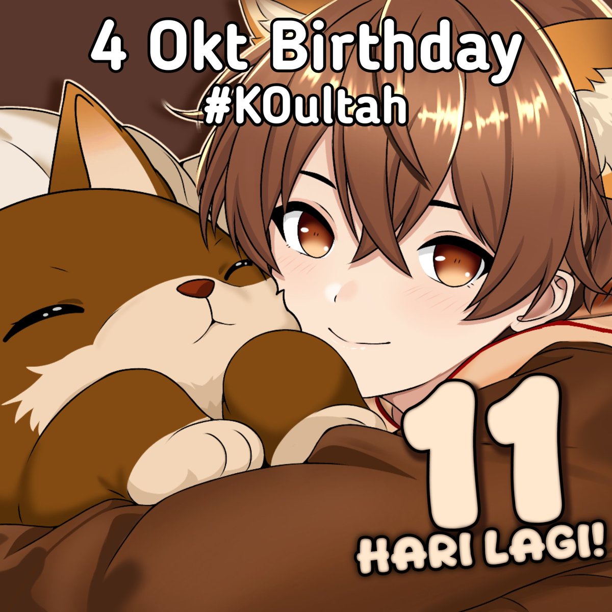 Angkhow_'s tweet photo. bulan depan Anko akan ada Birthday Stream kecil kecilan pada tanggal 4 Oktober 2025 mendatang, plus ada pengumuman juga di akhir stream.
Anko akan sangat mengapresiasi jika kalian ada Hadiah/ucapan buat Anko dan jangan lupa pakai hastag #KOultah di hadiah atau ucapan kalian. https://t.co/zQOlgBCcGc