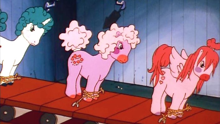 The Glass Princess Part 2…

Why is this so consistent in quality? Everything worked brilliantly! 😍

Shady and Molly’s song, Bushwoolies returning, the humour with Porcina’s pony wash, and the cliffhanger again! 😍

G1 is goated when it wants to be. ⭐️

#mlp #mlpg1 #mylittlepony