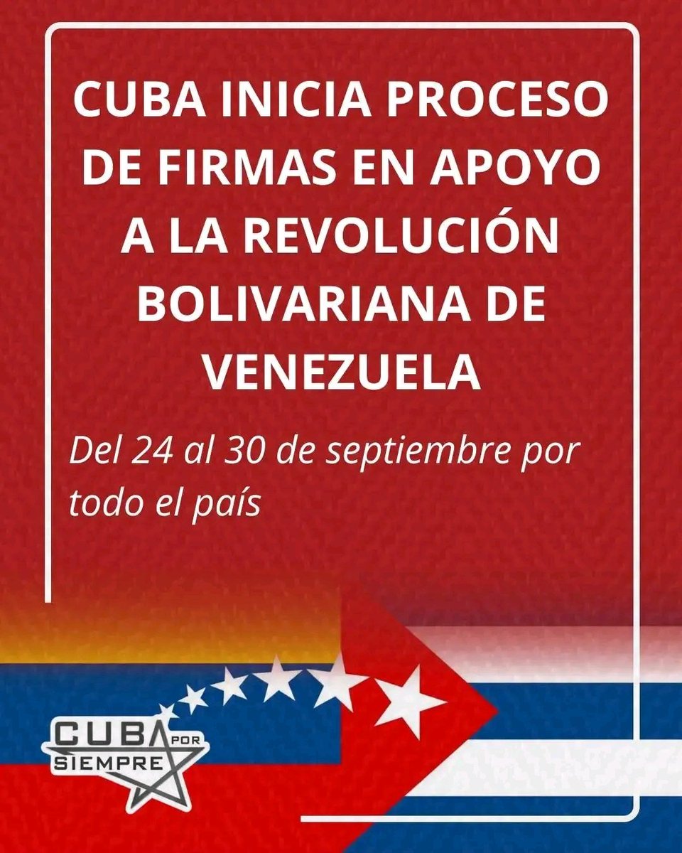 Se inicia HOY en EPISAN <a href="/GrupoPesquero/">Grupo Empresarial de la Industria Pesquera</a> #MinalXCuba Libro de Firma de Apoyo a la Revolución Bolivariana en 🇻🇪
#CubaPorLaPaz  <a href="/Ines05690752/">Inés Directora de Comunicación EPISAN</a> 
<a href="/DrRobertoMOjeda/">Dr. Roberto Morales Ojeda</a> <a href="/SotoRosaida/">Rosaida Soto</a>