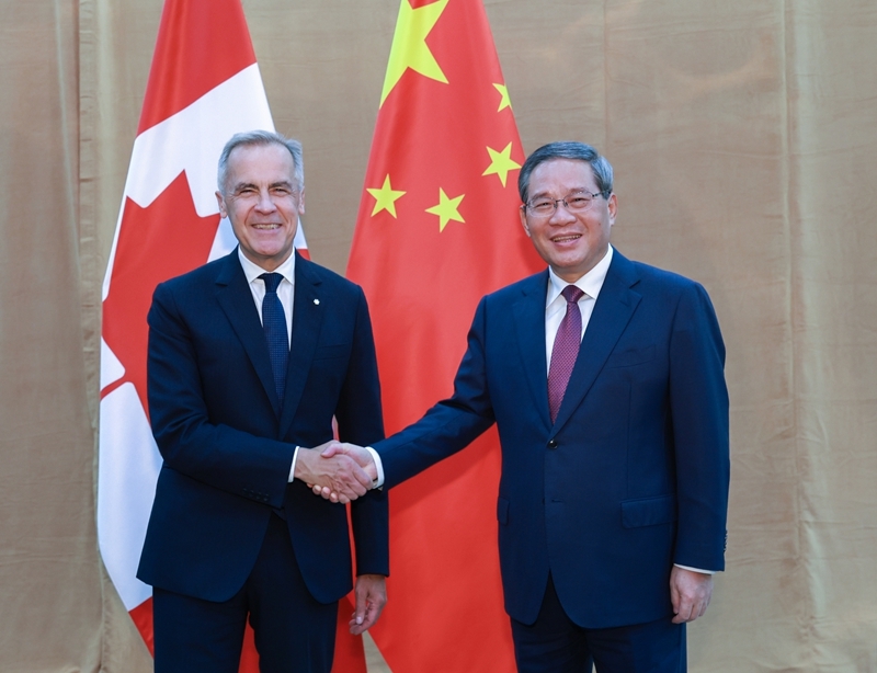 Chinese Premier Li Qiang met with Canadian PM Mark Carney in New York.

Recently, #China and #Canada have been promoting the improvement and development of bilateral relations in a practical and constructive manner, which has been widely welcomed by all sectors in both countries.