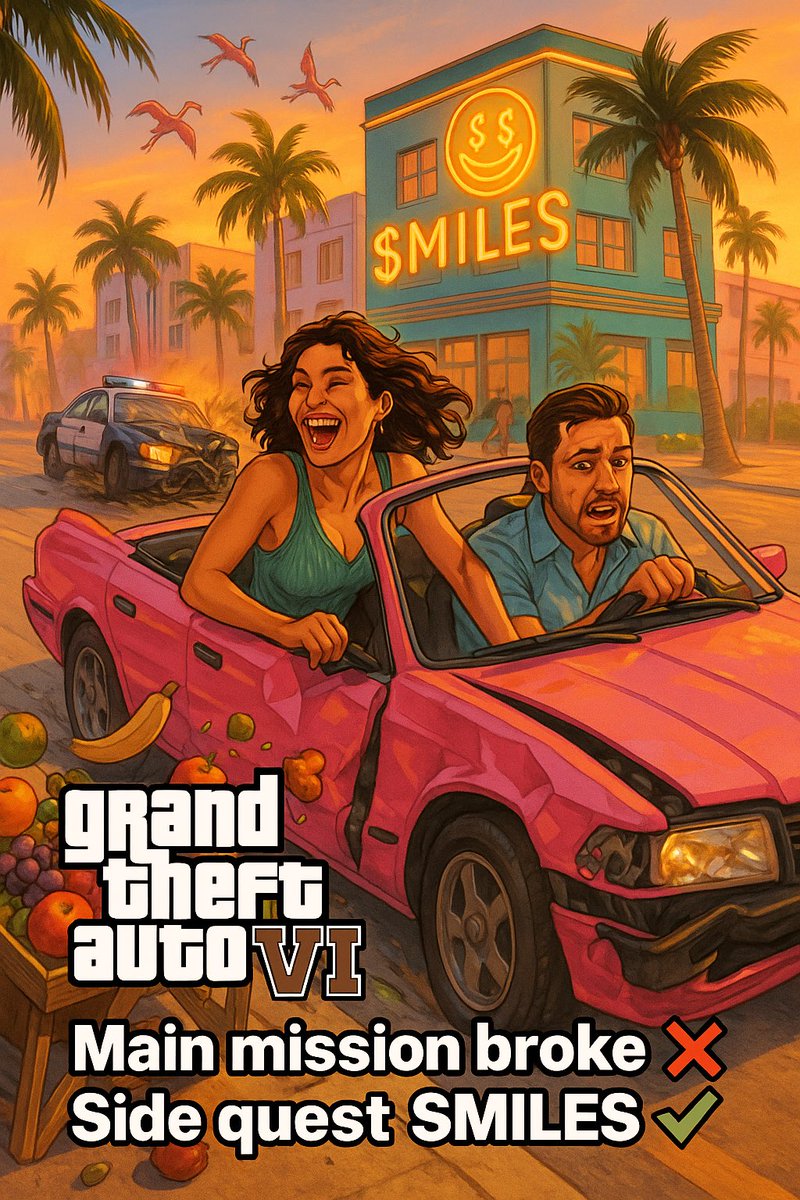 Main quest: job → broke. Side quest: $SMILES → dopamine

$Smiles on Solana CA: GD7iXLNJZCtiNCHRDHjPoEkzSg4SMTyJUJsxQFXZGk34

<a href="/RockstarGames/">Rockstar Games</a> <a href="/GTAVI_Countdown/">GTA 6 Countdown ⏳</a> <a href="/GTAonlineNews/">GTA News 🔴 RockstarINTEL.com</a> <a href="/Emile0x1908/">Emile</a> <a href="/LuciferCrypt/">Lucifer</a>