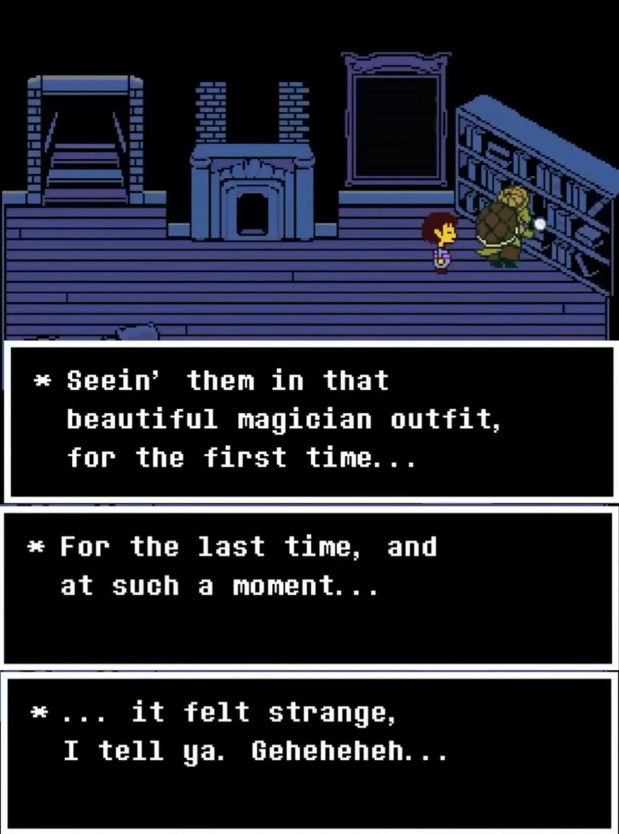 seething over Dreemurrs' pda because he couldn't do those things with his own partner...oh Gerson💔💔💔