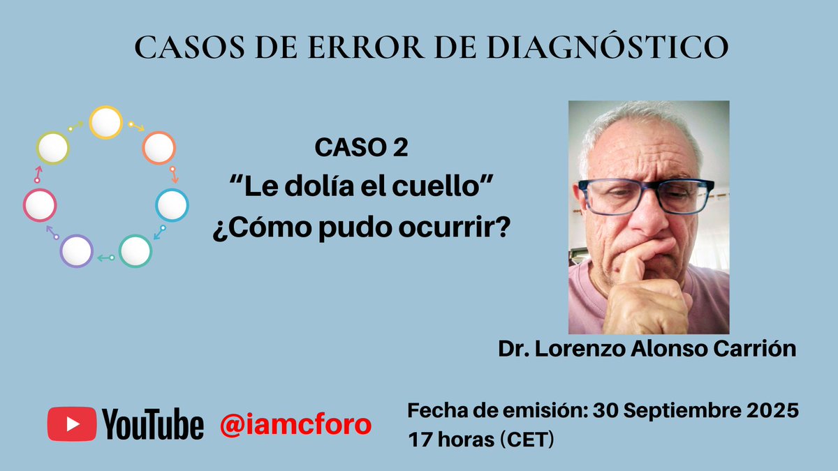 Proximo martes 30 septiembre 17 horas(CET). Next tuesday 30th September.  Youtube : @iamcforo