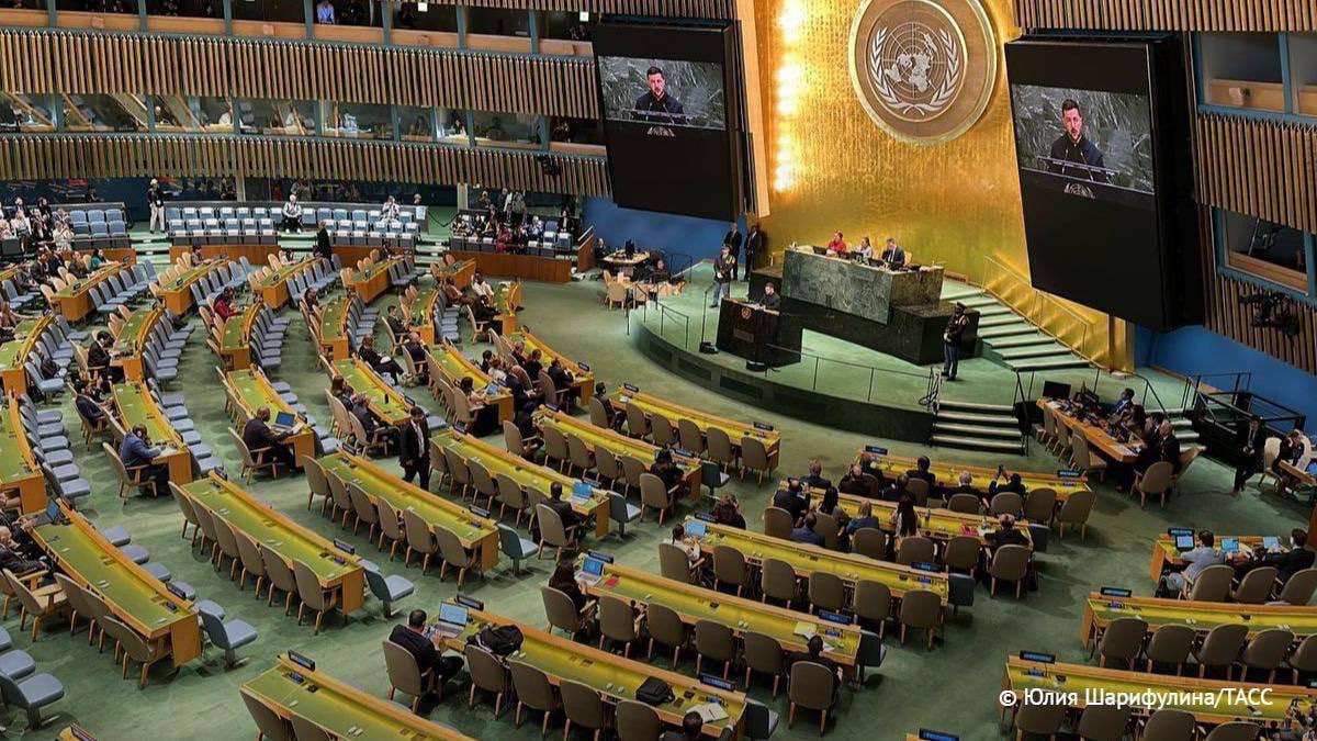 🇺🇦🇺🇳 No one showed up to Zelensky speech at the UN general assembly. 

The world has Zelensky fatigue