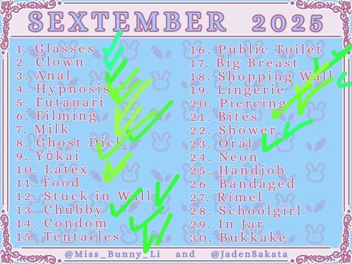 Sextember día 23 ~ oral 
Solo 7 dibujos más !!