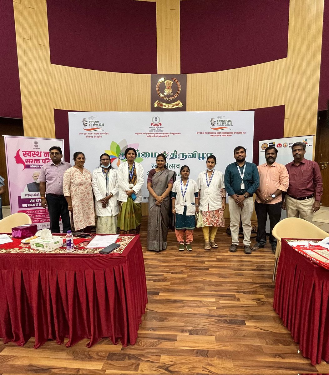 A Medical Camp for Housekeeping staff/Sanitation workers was organized by O/o Pr. CCIT – TN &amp; P in coordination with CGHS under “Safai Mitra Suraksha Shivir” – one of the key focus areas of “Swachhata Hi Seva 2025” Campaign. The doctors of CGHS have done general health checkup