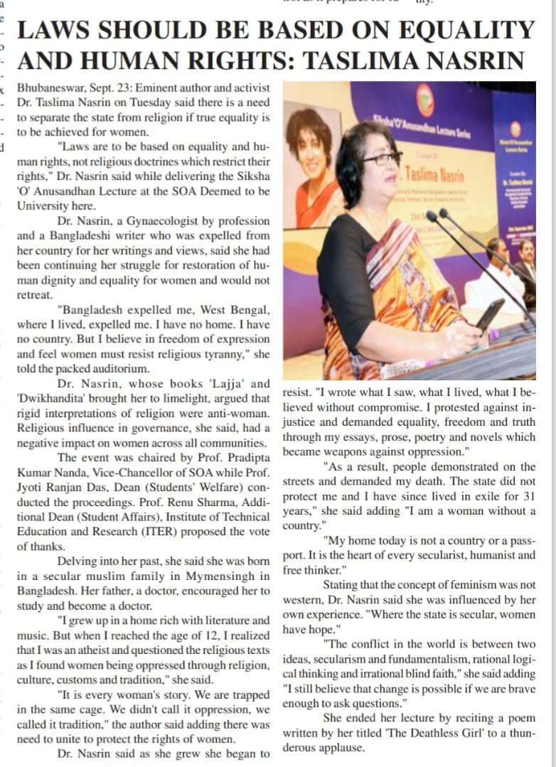 taslima nasreen (@taslimanasreen) on Twitter photo 