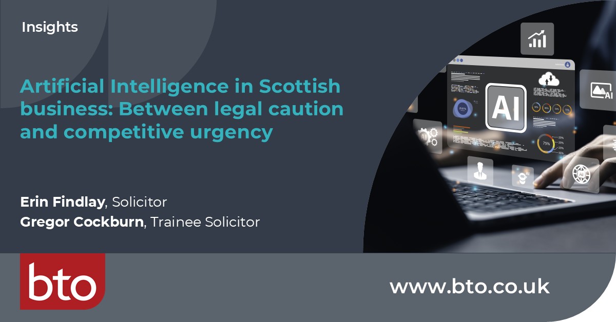 AI is reshaping Scottish business, from farms to #fintech. 🚀 6 in 10 firms already use it, but skills and legal risks loom large. Our latest blog recommends: adapt, invest in people &amp; governance, or fall behind: ow.ly/3KxC50X1xpS #corporate #AI #innovation #STEMsector