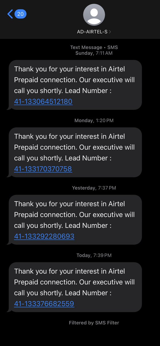 So much for your pathetic care <a href="/Airtel_Presence/">Airtel Cares</a> 
For past 4 days every day, a request is being made to port my Sim with a promise that it will be done in 24 hours
not a single call received from airtel executive in spite of details collected every time. 
Check the screenshot.