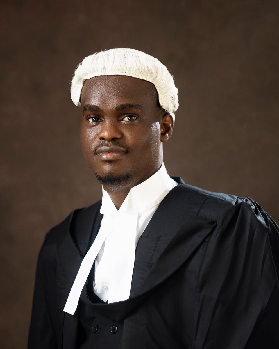 AOSANNII's tweet image. Alhamdulillahi today is my call to bar ceremony 

Which of God’s favour will I deny : NONE!!!

RE INTRODUCING: 

A. O. SANNI ESQ, LL.B (HONS), B.L, AICMC

(BARRISTER AND SOLICITOR  OF THE SUPREME COURT OF NIGERIA)