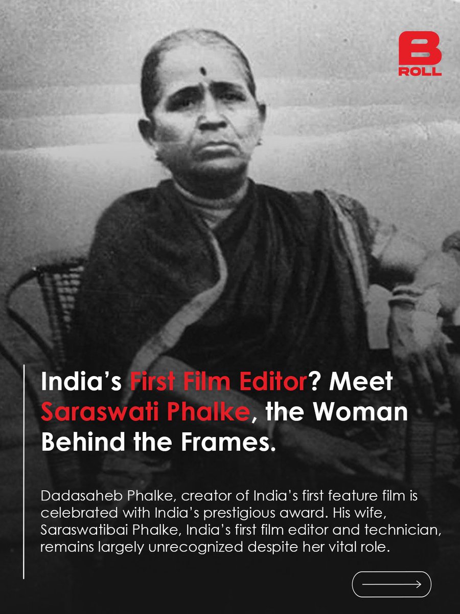 BhavanaStudios's tweet image. Saraswatibai Phalke 📽️

#indianwomeninhistory #untoldstories #DadasahebPhalke #IndianCinema