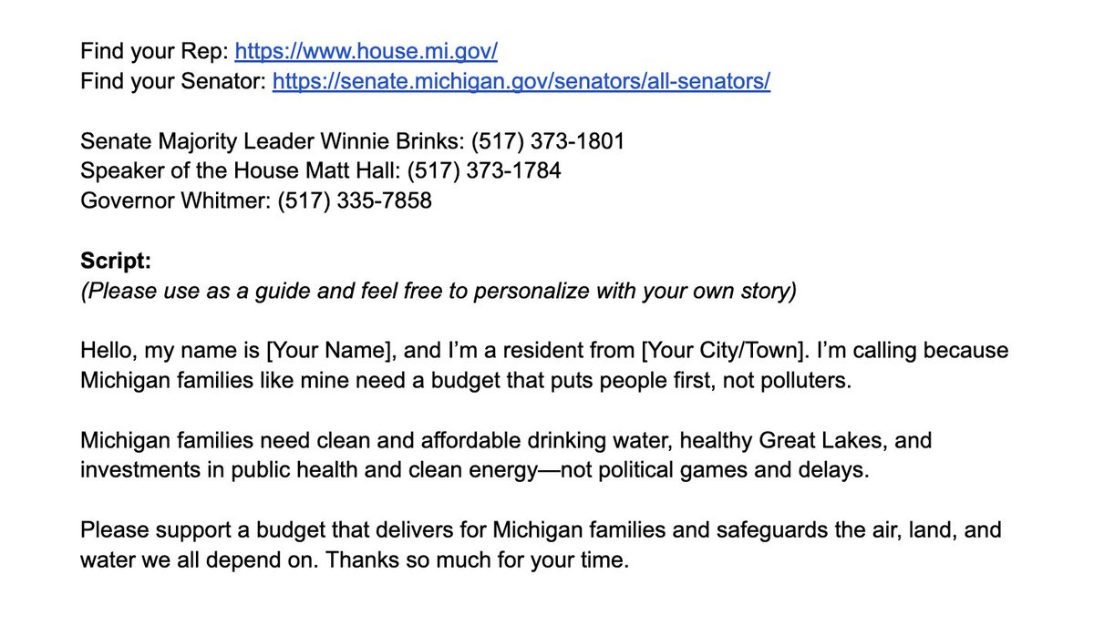 Michigan Sierra Club tweet media