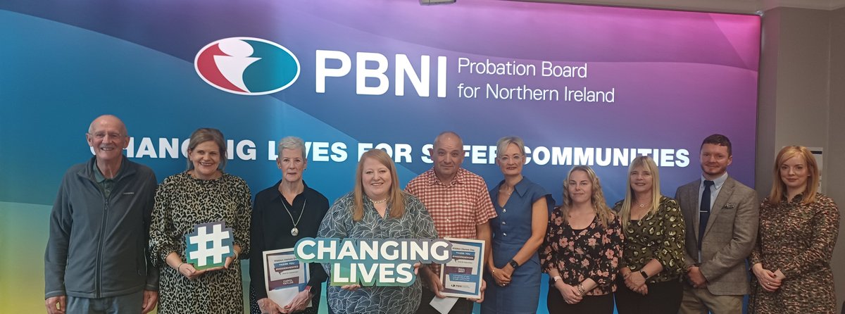 We were honoured to have the Justice Minister <a href="/naomi_long/">Naomi Long MLA</a> present #HiddenHeroes certificates to Paul Best, Community Service Supervisor &amp; Carol Taylor, Probation Service Officer, recognising their dedication to making communities safer every day. 👏
