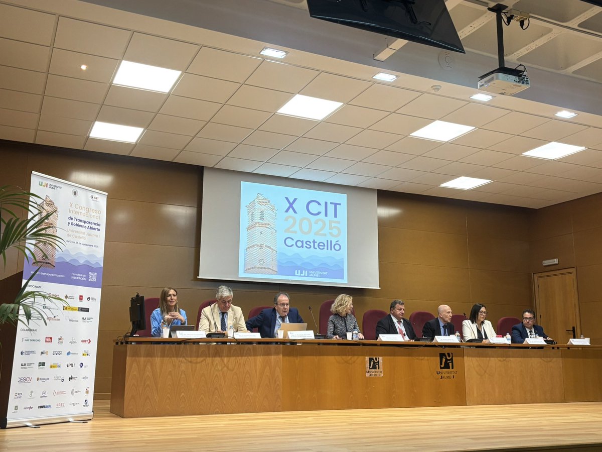 📢 Arranca oficialmente el X #CIT2025 <a href="/COTransparencia/">Congreso Internacional de Transparencia #CIT2025</a> 

🕓 16:00 · Inauguración oficial 🚀

⭐️<a href="/MANUELVILLORIA1/">MANUEL VILLORIA</a>  <a href="/JoseSTarrega/">José Tarrega</a> 
<a href="/mariatormocasan/">Maria Tormo</a> <a href="/Javier__Sierra/">Javier Sierra</a> <a href="/cotino/">Lorenzo Cotino Hueso</a> <a href="/MeseguerYebra/">Joaquín Meseguer Yebra</a> <a href="/FranjDelMo/">Fran Delgado Morales</a> <a href="/jaimeclemar/">Jaime Clemente Martínez</a> <a href="/sierramurcia/">Javier Sierra-Rodríguez</a> <a href="/borjacolon/">Borja Colón</a> <a href="/UJIuniversitat/">Universitat Jaume I</a> <a href="/generalitat/">Generalitat</a> <a href="/dipcas/">Diputació de Castelló</a>