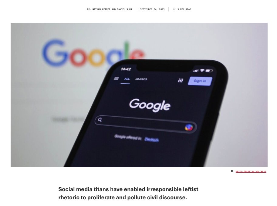 Tech companies have censored and deplatformed conservatives while neglecting to similarly moderate extremist far left voices on Reddit, BlueSky and Discord.

<a href="/danielsuhr/">Daniel Suhr</a> and I call for the DOJ and FTC to investigate the Terms Of Service abuses by these companies.