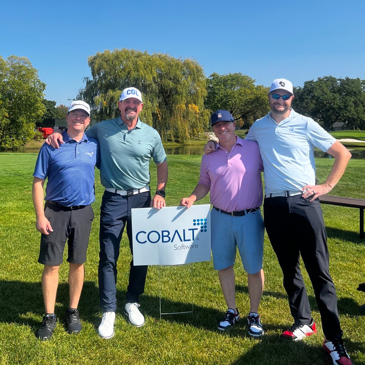 CobaltSoftware_'s tweet image. Strong partnerships on and off the course. ⛳ Last week Robb &amp;amp; Jody joined our clients Brian &amp;amp; Justin from Lake Shore Country Club at the CFPGC Golf Outing &amp;amp; their foursome came out on top with a 1st place finish🥇
#PrivateClubs #ClubCommunity #Partnerships #CobaltSoftware