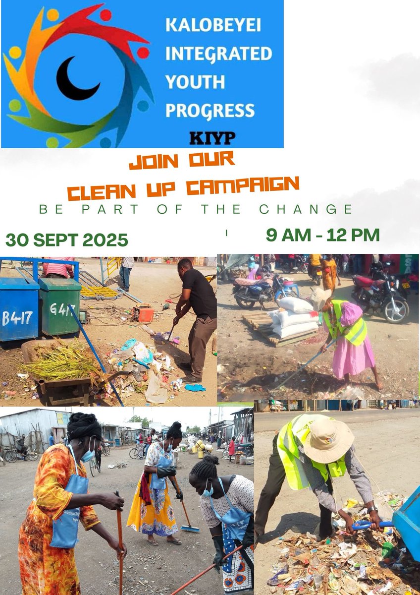 Join us for a clean up campaign date 30/09/2025.let us work together for a greener,healthier community.organized by kalobeyei integrated youth progress <a href="/wef/">World Economic Forum</a> <a href="/GOVUK/">GOV.UK</a> <a href="/DefraGovUK/">Defra UK</a>  <a href="/WeAreCohere_Org/">Cohere</a>  <a href="/ReframeNet/">re:frame</a>
