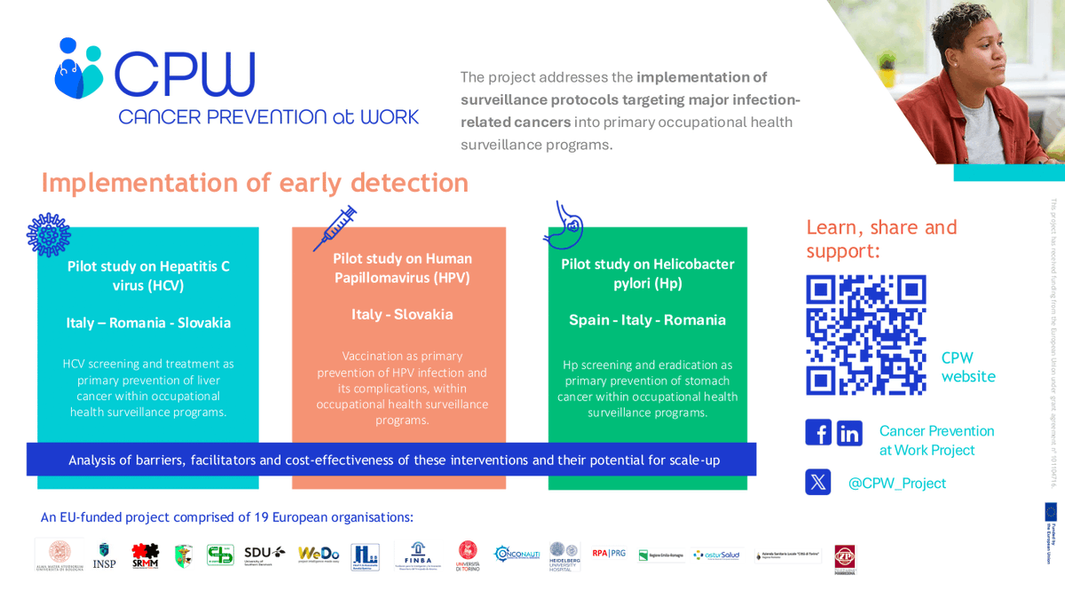 Cancer Prevention at Work Project tweet media
