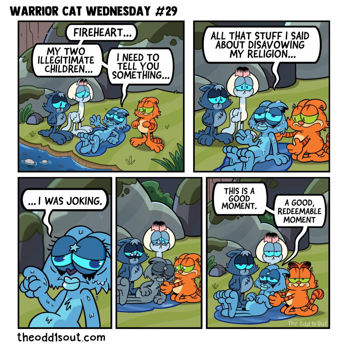 RIP BlueStar 🌠 Happy Warrior Cat Wednesday!