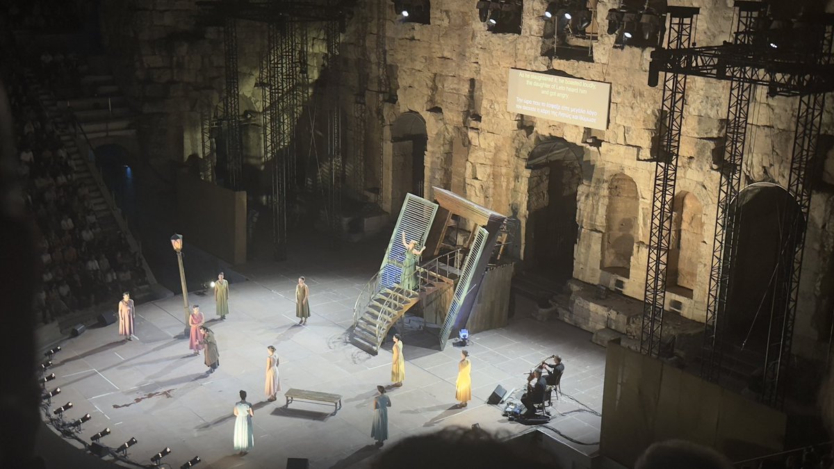 AntonisLetros's tweet image. Ηλεκτρα σοφοκλη 22-09-25 Ηρώδειο