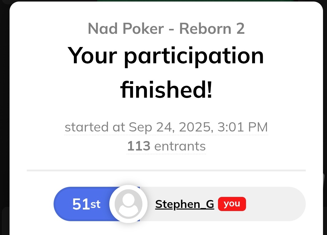 After a long while 
The feeling of playing poker again <a href="/monad/">Monad</a>