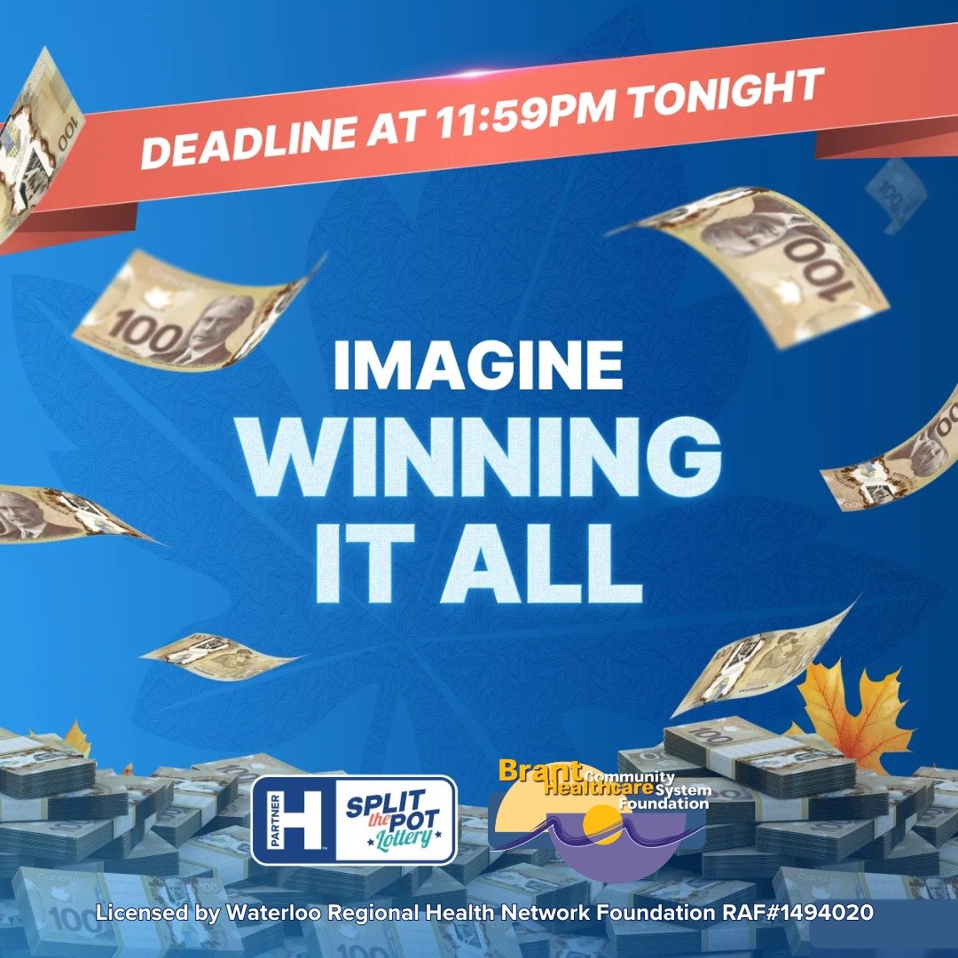 It's your last chance in September's round of the Split the Pot Lottery! With a jackpot of over $425,000 and growing, split between 13 lucky winners, now is the time to enter!

The deadline is 11:59 pm tonight. Don't miss out on your chance, enter at on.splitthepot.ca/?olc=bchsf&utm…